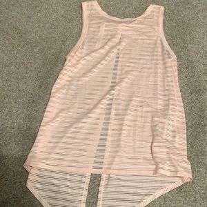 Lululemon open back tank top